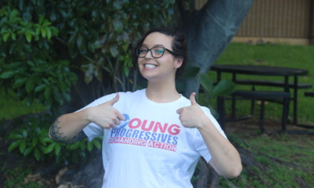 KCC Student Takes Active Role in Local Political Organizing